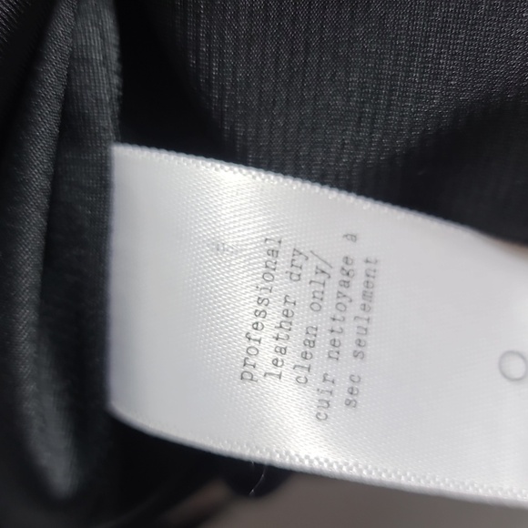 RAG & BONE Clemence Lamb Leather And Silk Shoulder Tank Top Size XSmall - Picture 5 of 16